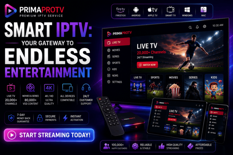 Smart IPTV: Your Gateway to Endless Entertainment